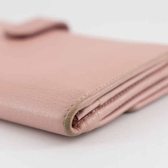 Chanel Butterfly Camellia Bifold Long Wallet Pink - Picture 5 of 14